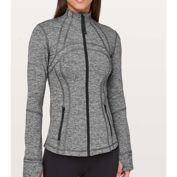 Lululemon Size 10 Define Jacket Heathered Black - Picture 1 of 7